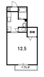 グランシード衣笠の物件間取画像